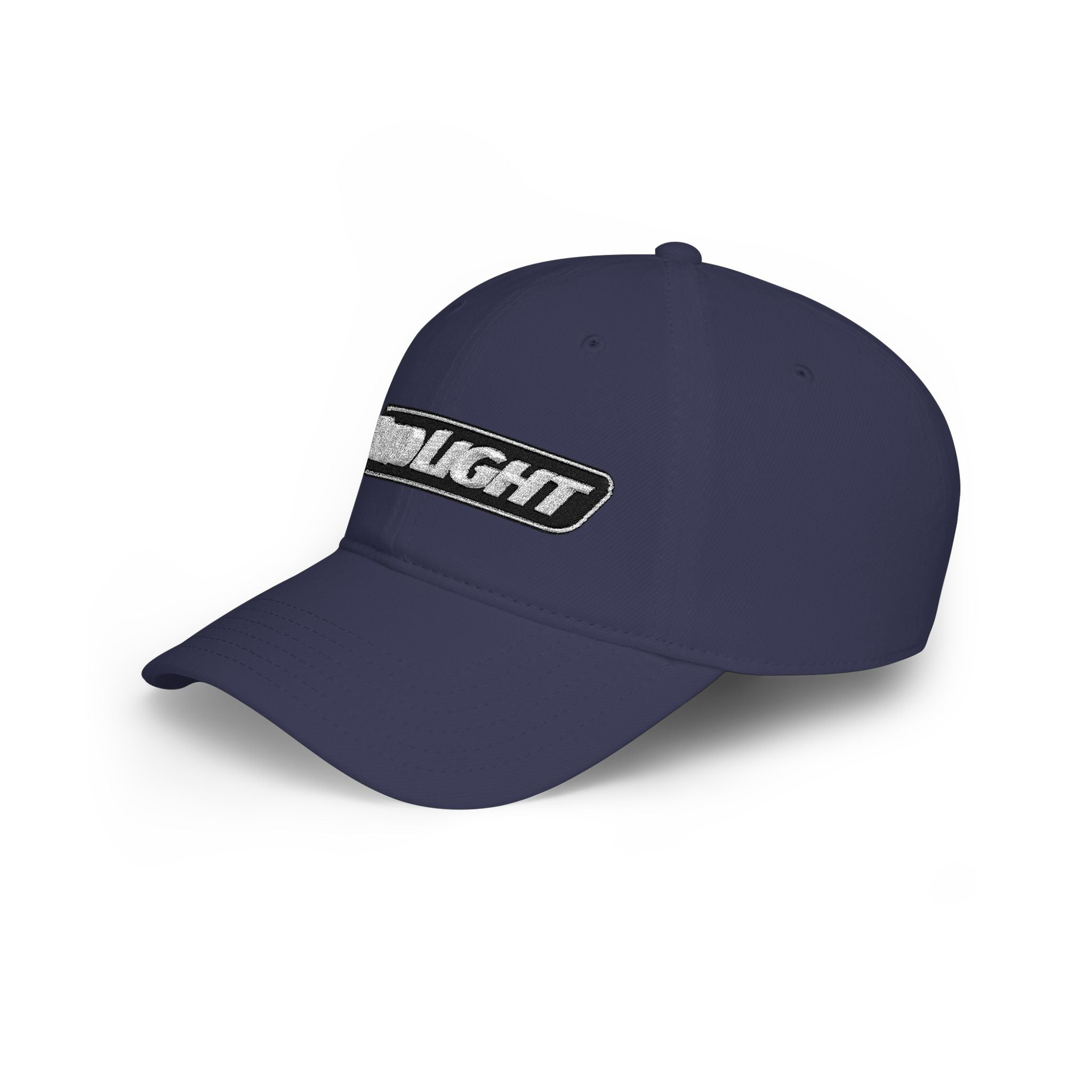 Bud Light Embroidered Baseball Cap — Red Low Profile Dad Hat - Creations by Chris and Carlos