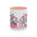 Mama Floral Coffee Mug — Cute Pink Hello Kitty Style Mother's Day Gift (11/15oz)