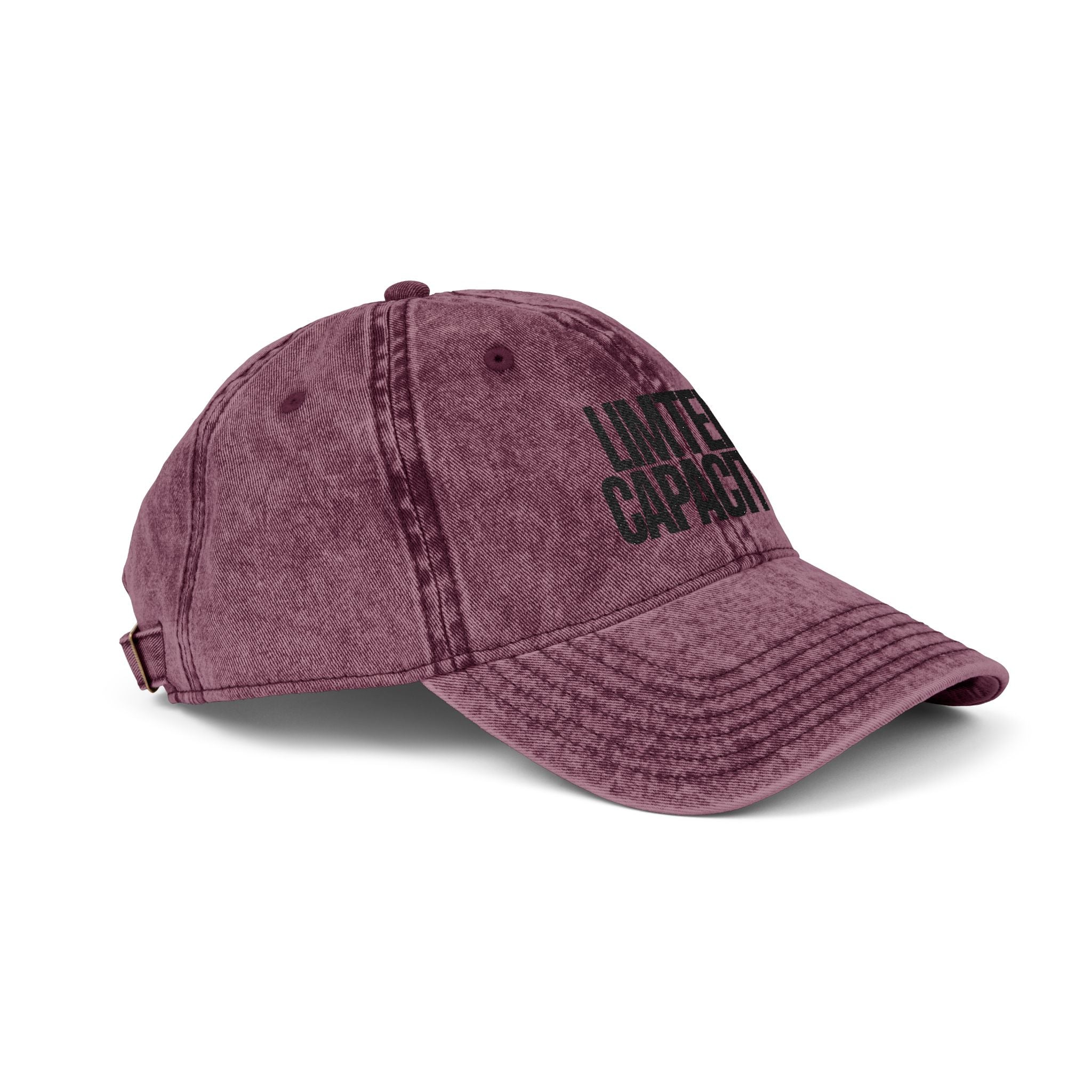 Limited Capacity Vintage Embroidered Cap - Creations by Chris and Carlos
