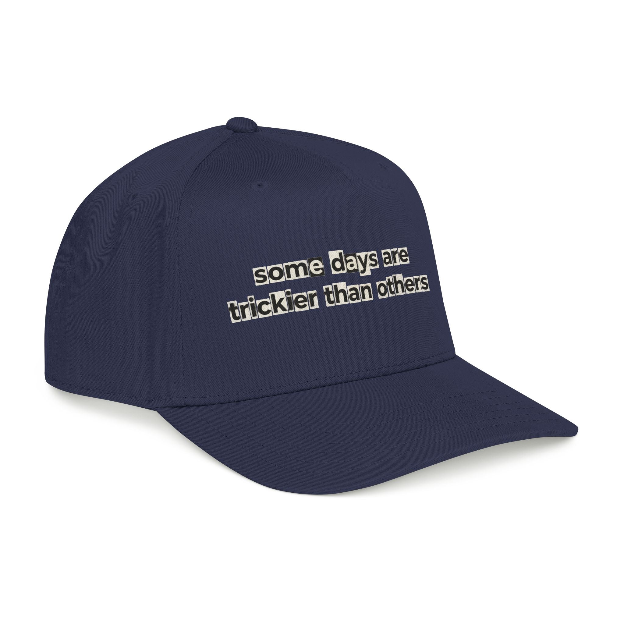Baseball Cap — "Some Days Are Trickier Than Others" Patch - Creations by Chris and Carlos