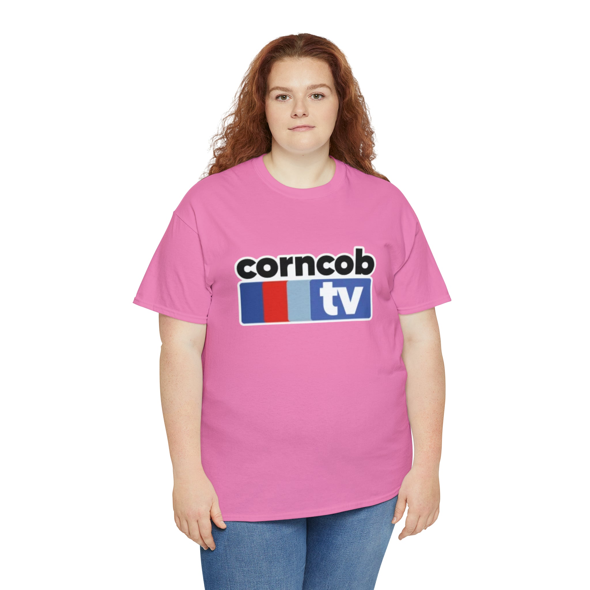 Corncob Tv- Unisex Heavy Cotton T-Shirt - Creations by Chris and Carlos