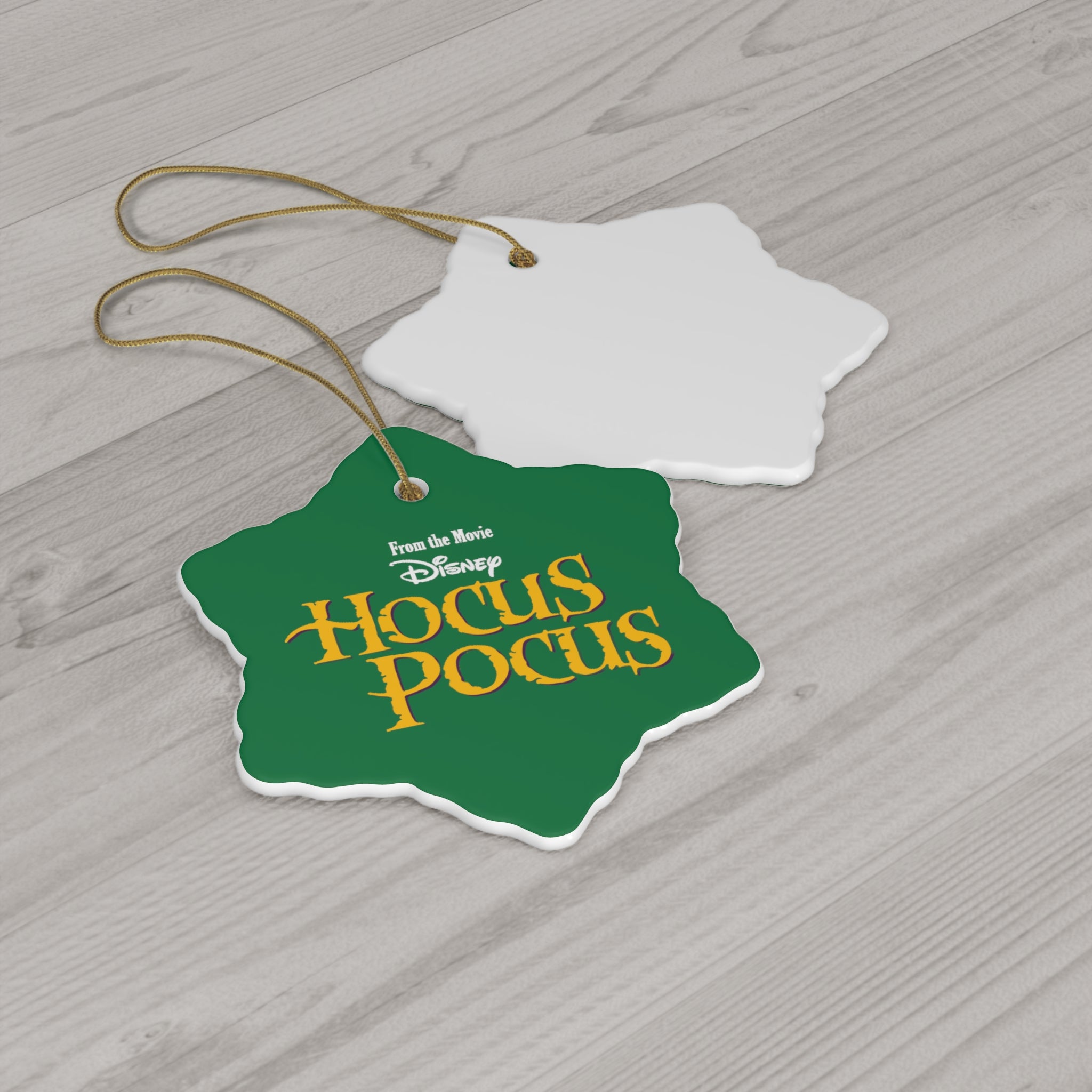 Hocus Pocus- Ceramic Ornament, 4 Shapes - Creations by Chris and Carlos