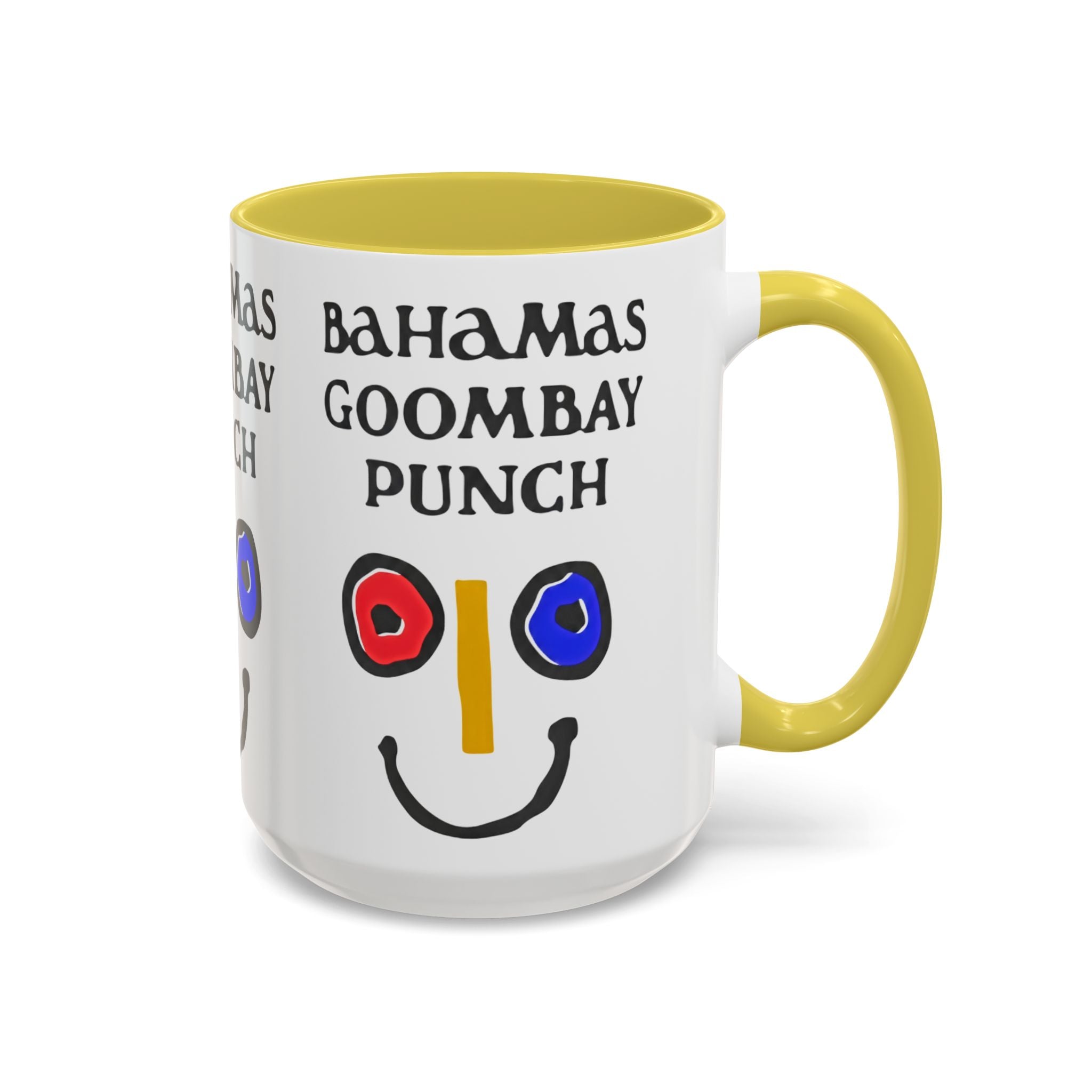 Bahamas Goombay Punch Mug — Colorful Caribbean Smile Coffee Cup (11oz, 15oz) - Creations by Chris and Carlos
