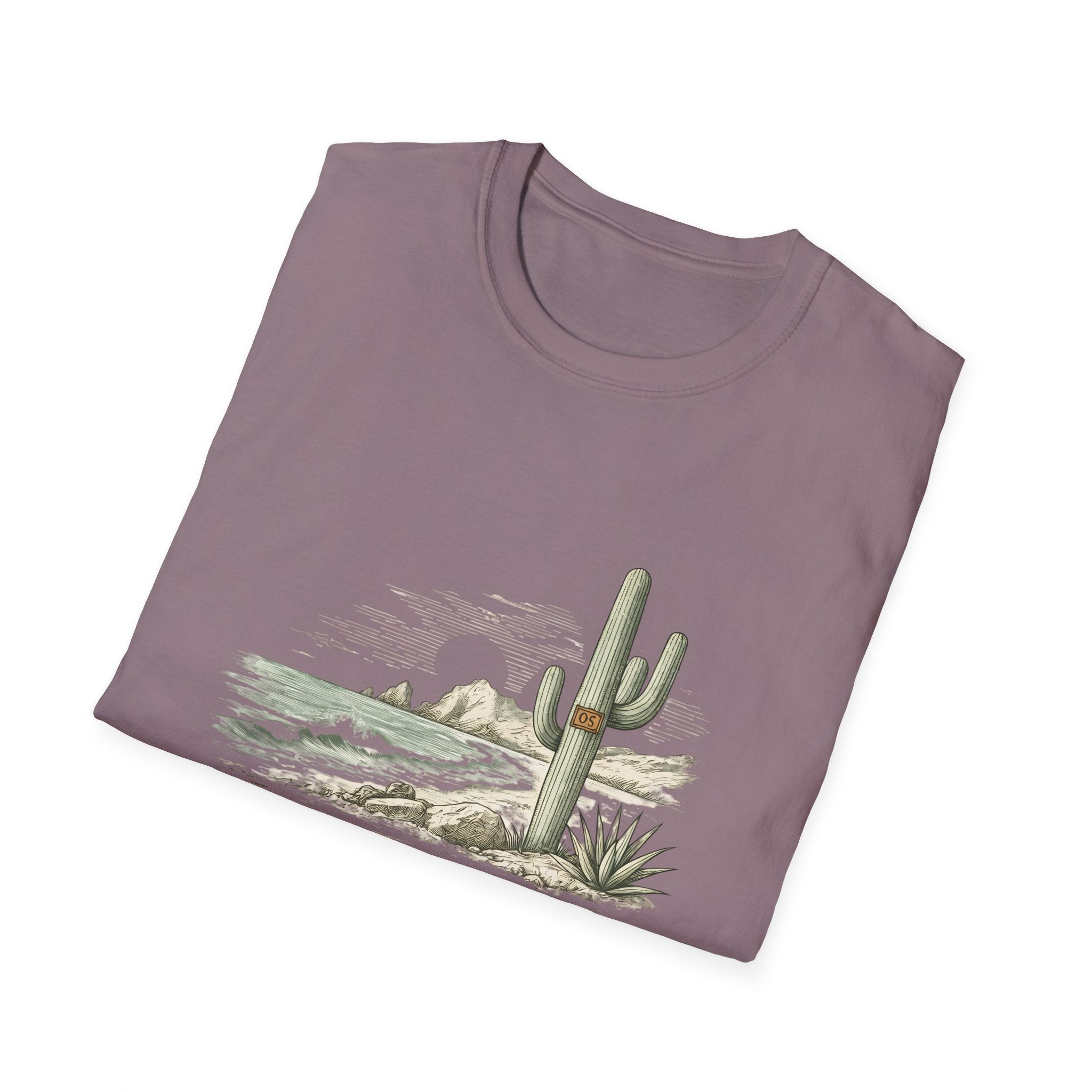 Los Cabos Desert Coast T-Shirt — Vintage Cactus Beach Graphic - Creations by Chris and Carlos