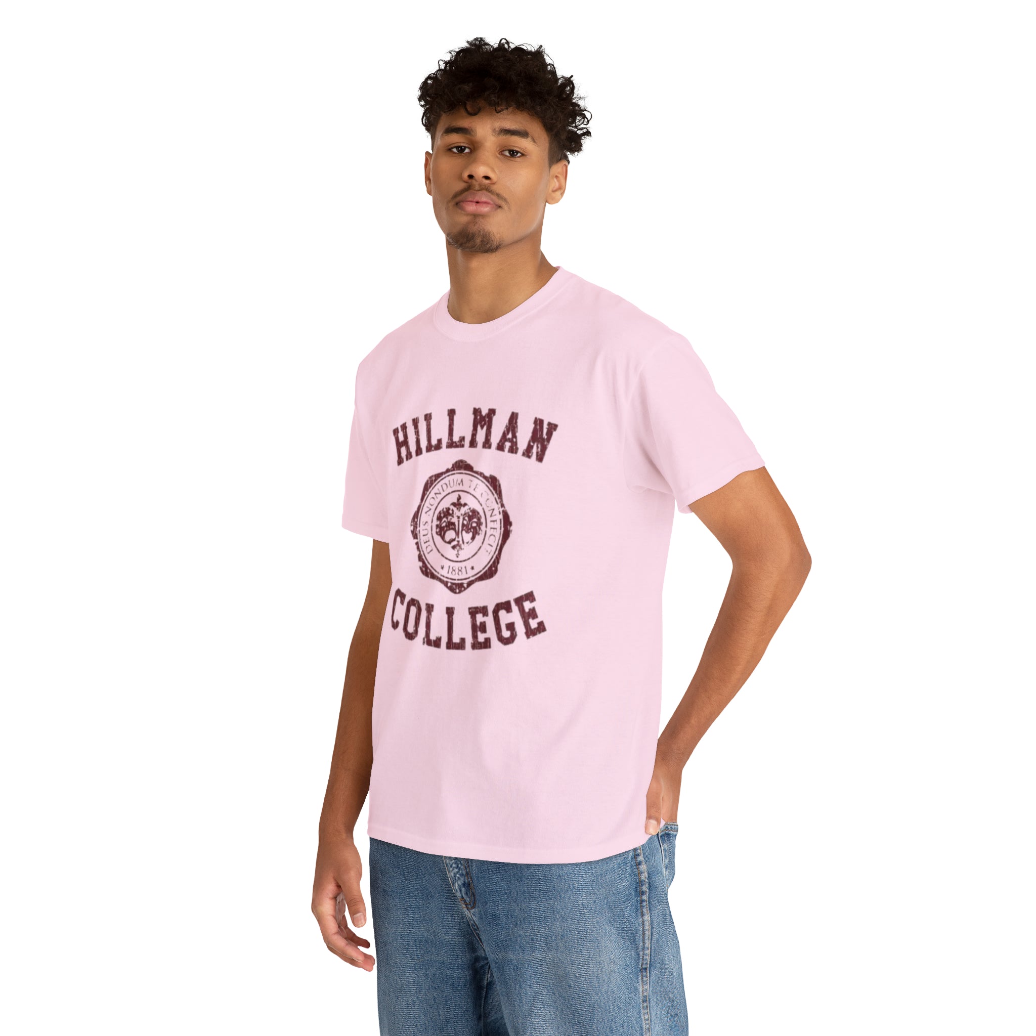 Hillman College- Unisex Heavy Cotton T-Shirt - Creations by Chris and Carlos