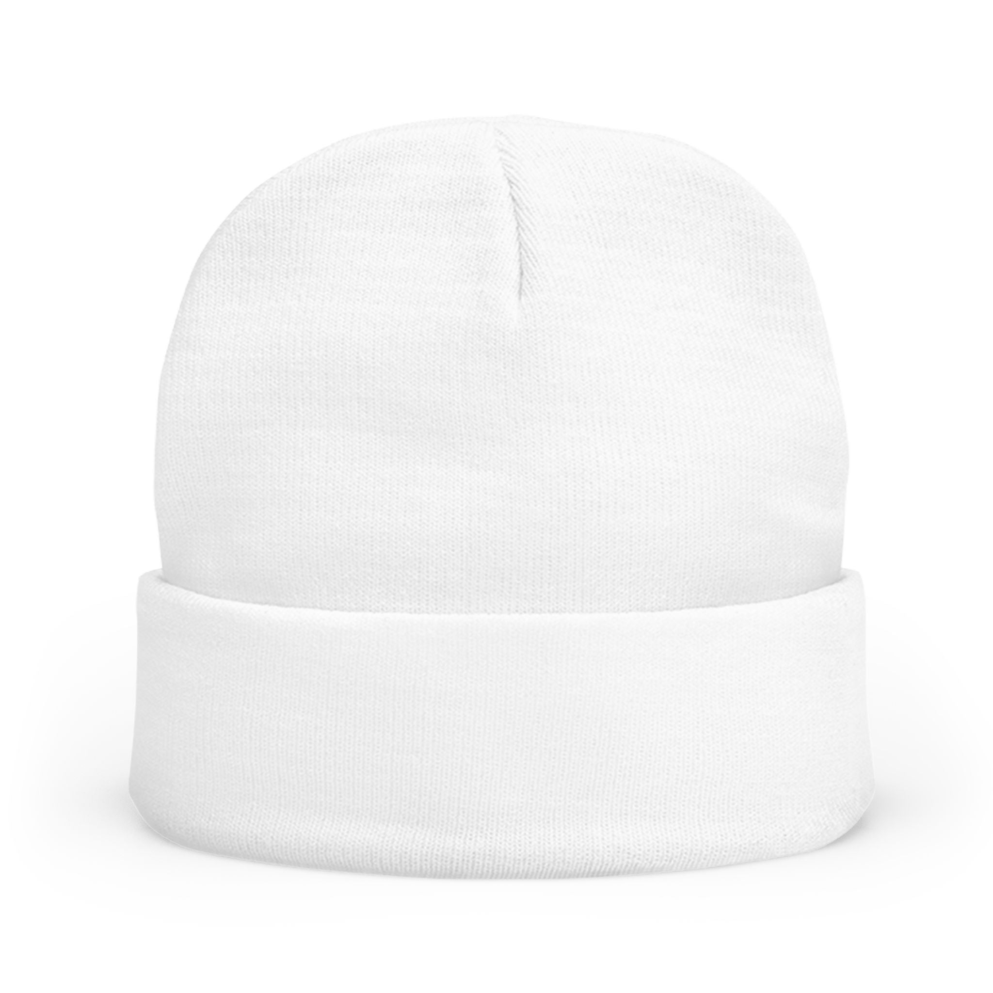 BNY Embroidered Knit Beanie – Vintage Letter Patch Winter Hat - Creations by Chris and Carlos