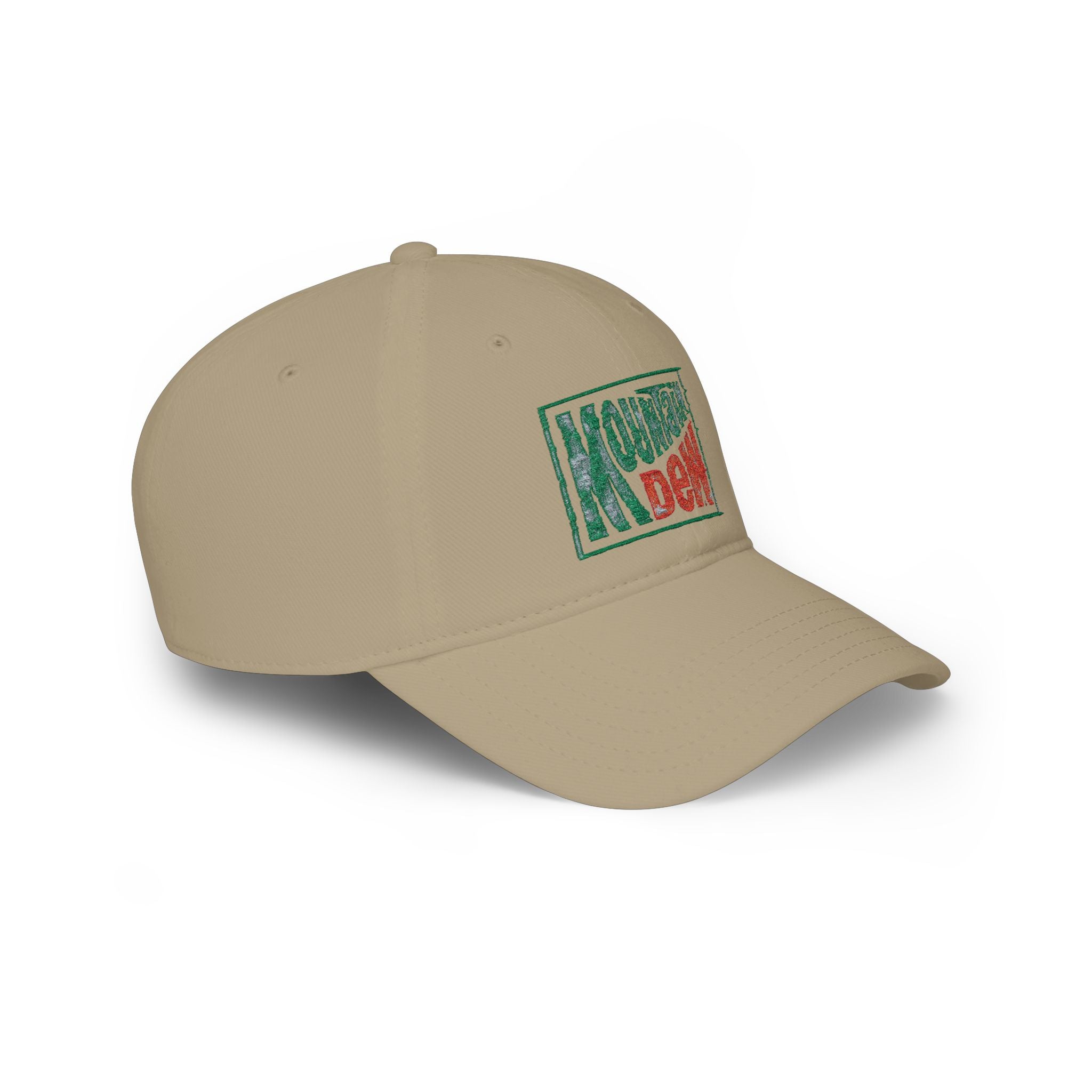 Mountain Dew Retro Logo Baseball Cap — Distressed Vintage Soda Hat - Creations by Chris and Carlos