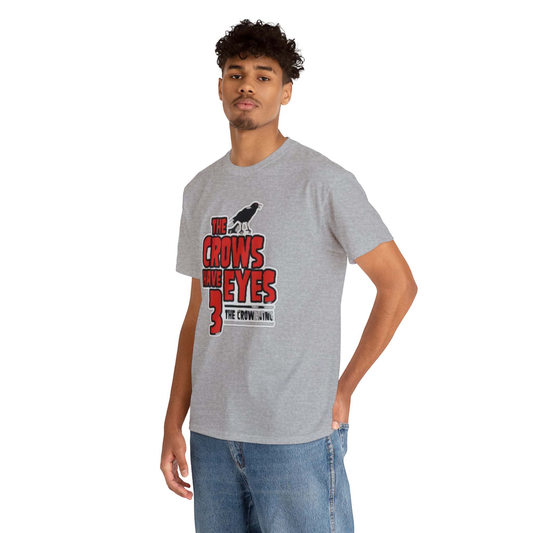 The Crows have eyes 3- Unisex Heavy Cotton T-Shirt - Creations by Chris and Carlos