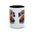 New York Knicks Accent Coffee Mug — Madison Square Garden Basketball Logo (11/15oz)
