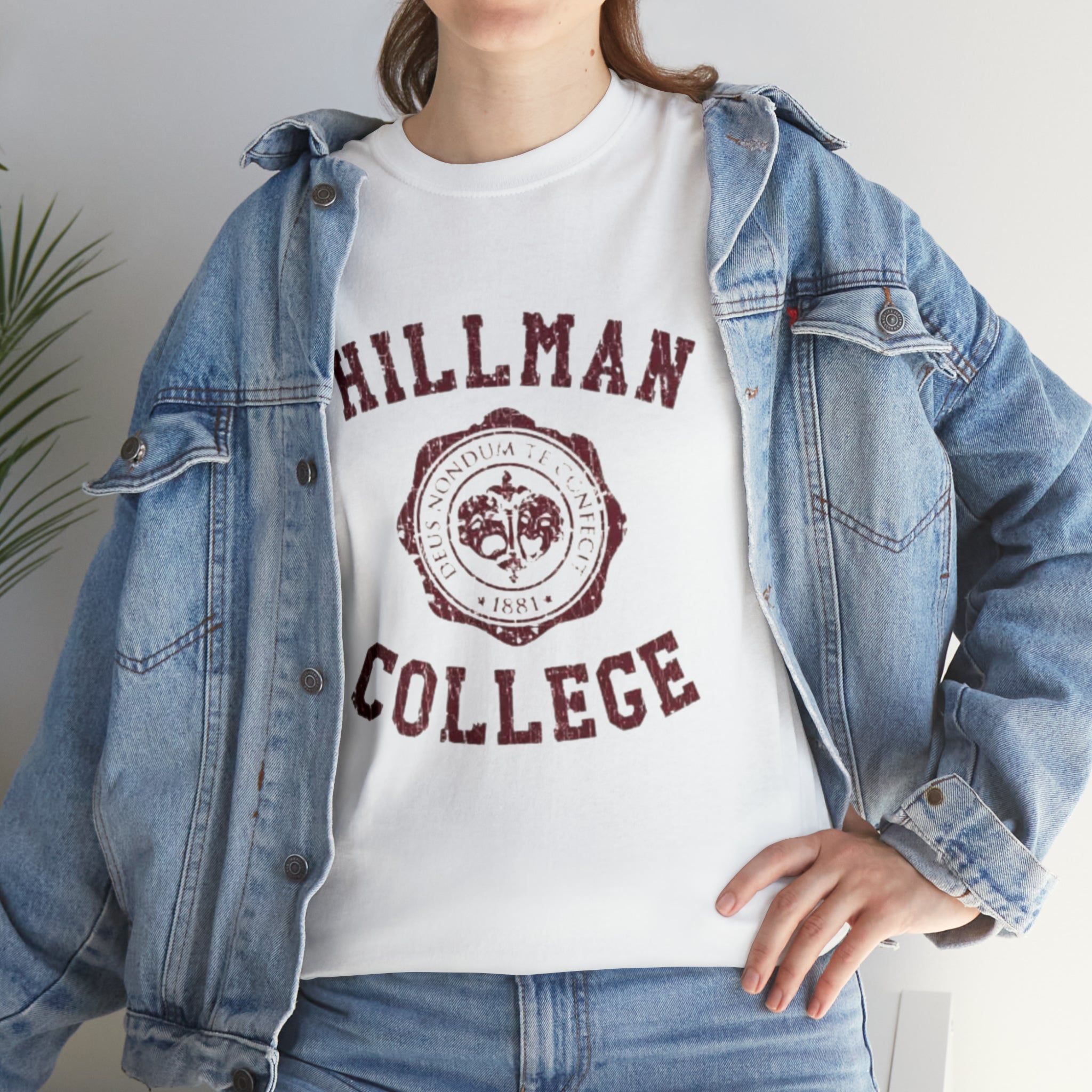 Hillman College- Unisex Heavy Cotton T-Shirt - Creations by Chris and Carlos