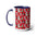 Holiday Pets- Tazas de café de dos tonos, 15 oz
