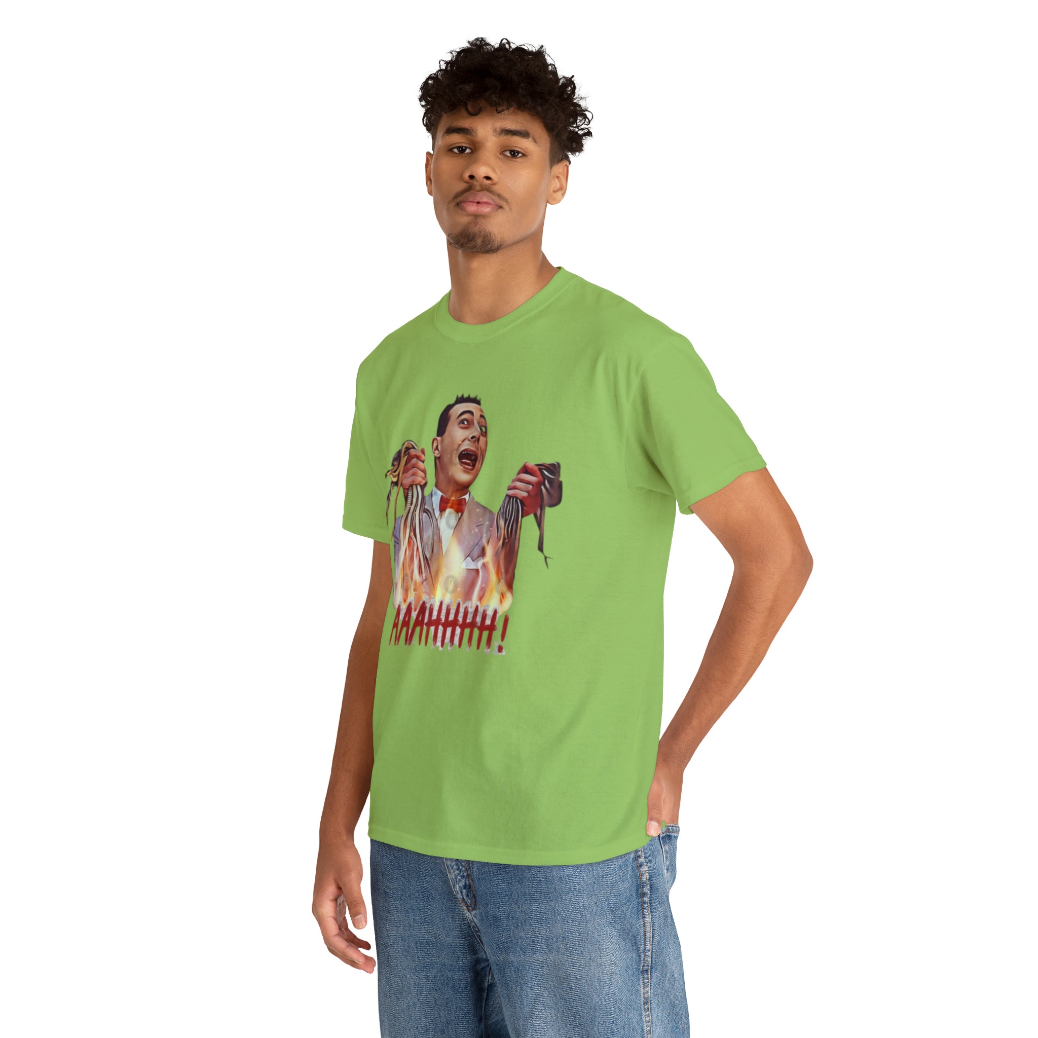 Pee Wee Herman-  Unisex Heavy Cotton T-Shirt - Creations by Chris and Carlos