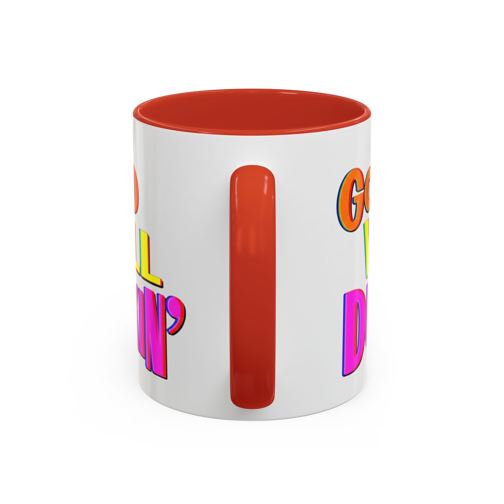 Good Will Dunkin' Coffee Mug — Colorful Retro Donut Lover Gift (11/15oz) - Creations by Chris and Carlos