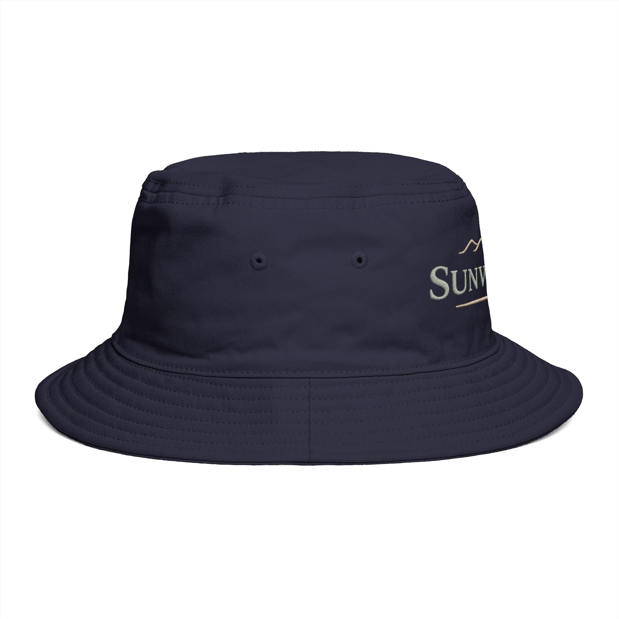 Sunwashed Mountain Bucket Hat — Brown Outdoor Travel & Festival Sun Hat - Creations by Chris and Carlos