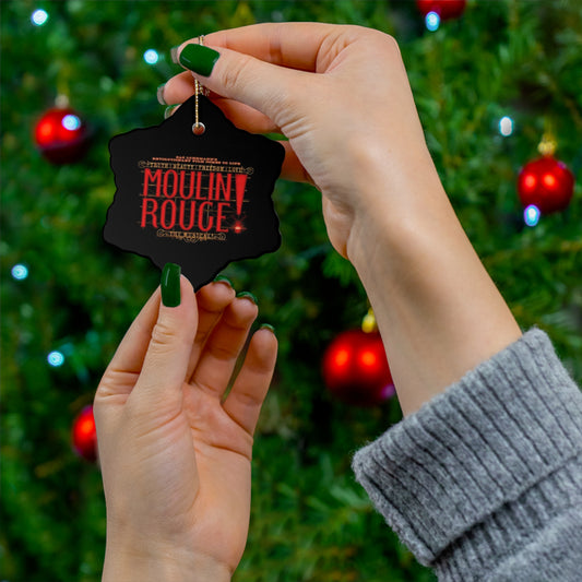 Moulin Rouge- Ceramic Ornament, 4 Shapes - Creations by Chris and Carlos