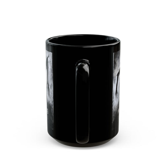 Insidious Horror Movie Black Mug — Red-Faced Spirit Design - Creations by Chris and Carlos