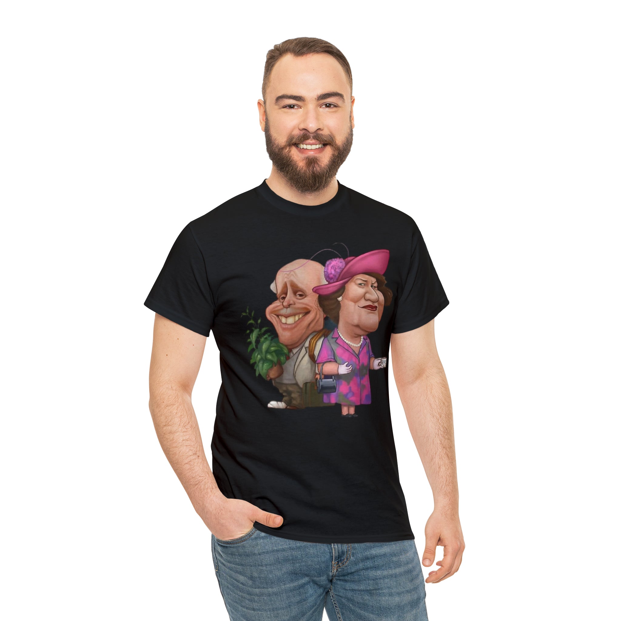 Keeping Up Appearances 90's TV Show-Unisex Heavy Cotton T-Shirt - Creations by Chris and Carlos