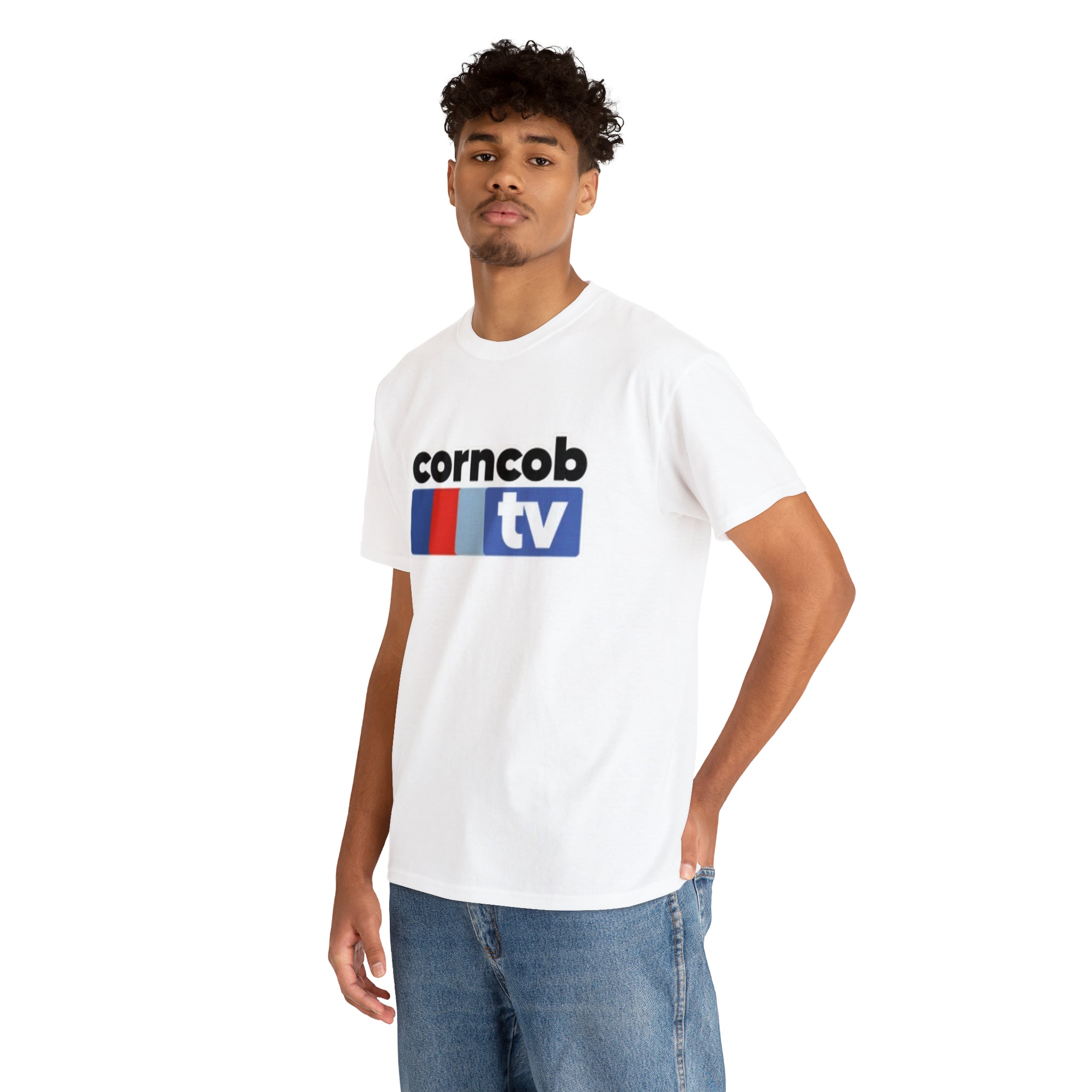 Corncob Tv- Unisex Heavy Cotton T-Shirt - Creations by Chris and Carlos