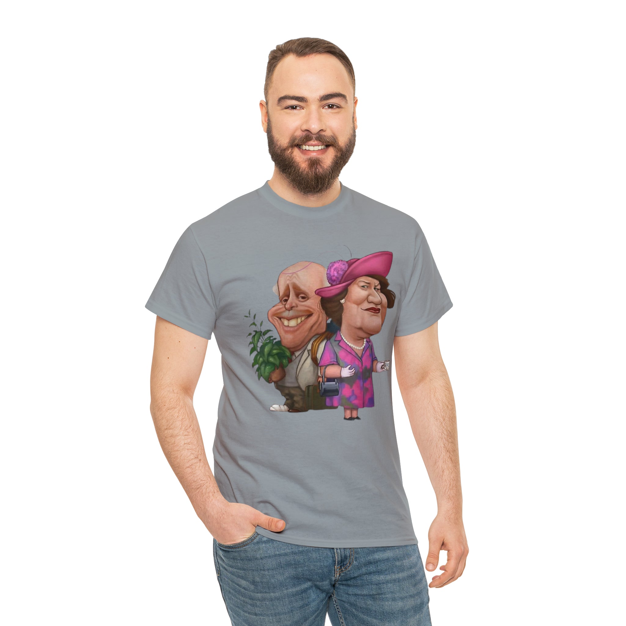 Keeping Up Appearances 90's TV Show-Unisex Heavy Cotton T-Shirt - Creations by Chris and Carlos