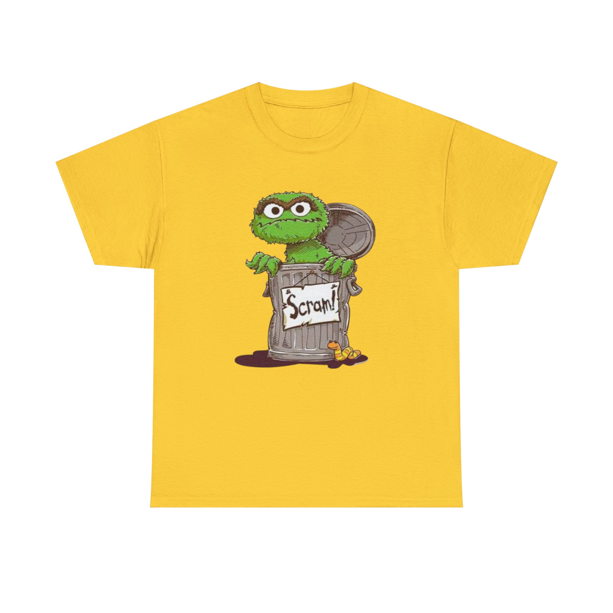 Oscar the Grouch- Unisex Heavy Cotton T-Shirt - Creations by Chris and Carlos