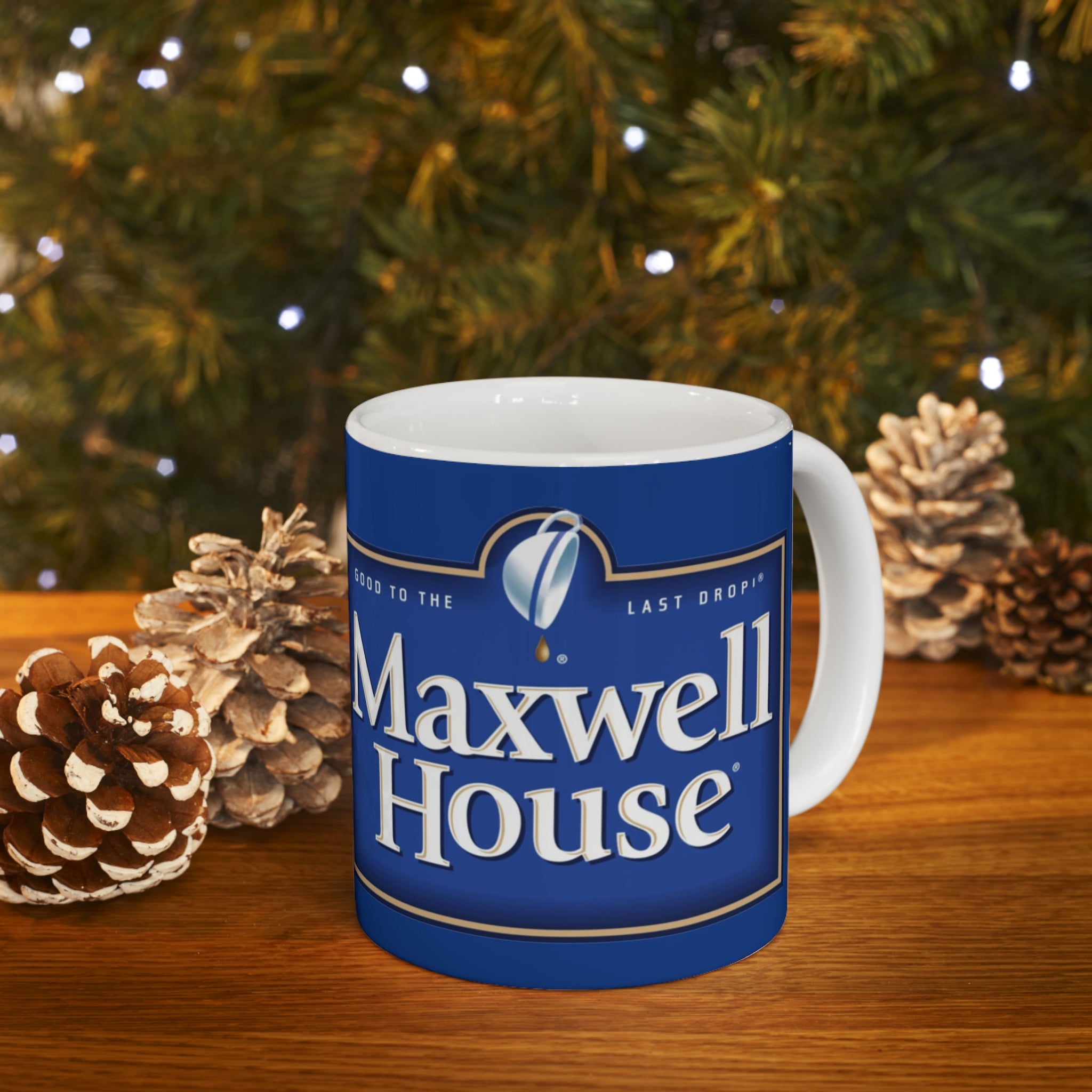 Maxwell Coffee- White Ceramic Mug - Creations by Chris and Carlos