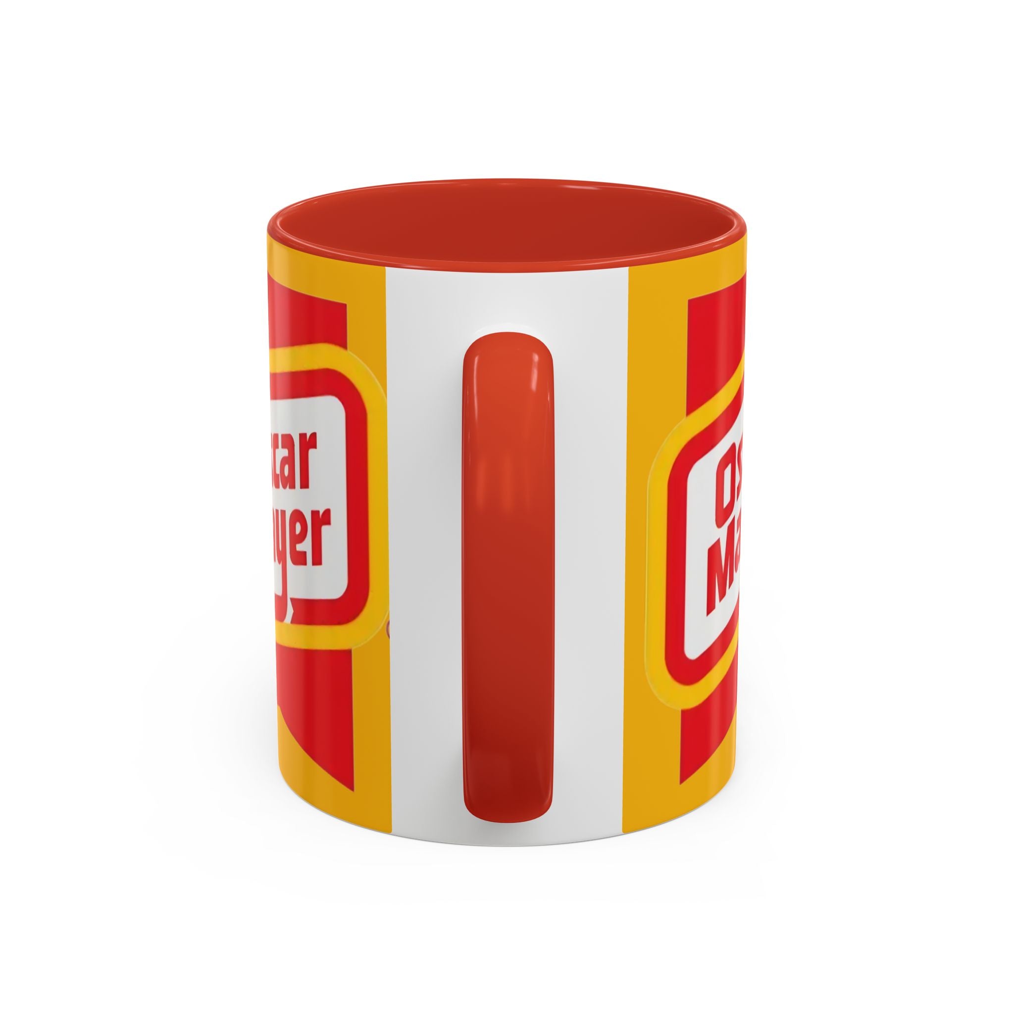 Accent Mug — Retro Oscar Mayer Logo Coffee Cup (11/15 oz) - Creations by Chris and Carlos