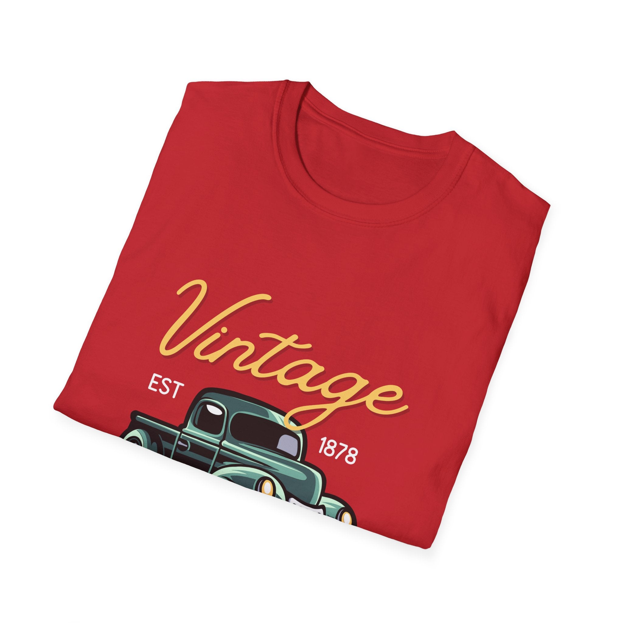 Vintage Truck T-Shirt — "Vintage" Retro Pickup Graphic Tee - Creations by Chris and Carlos