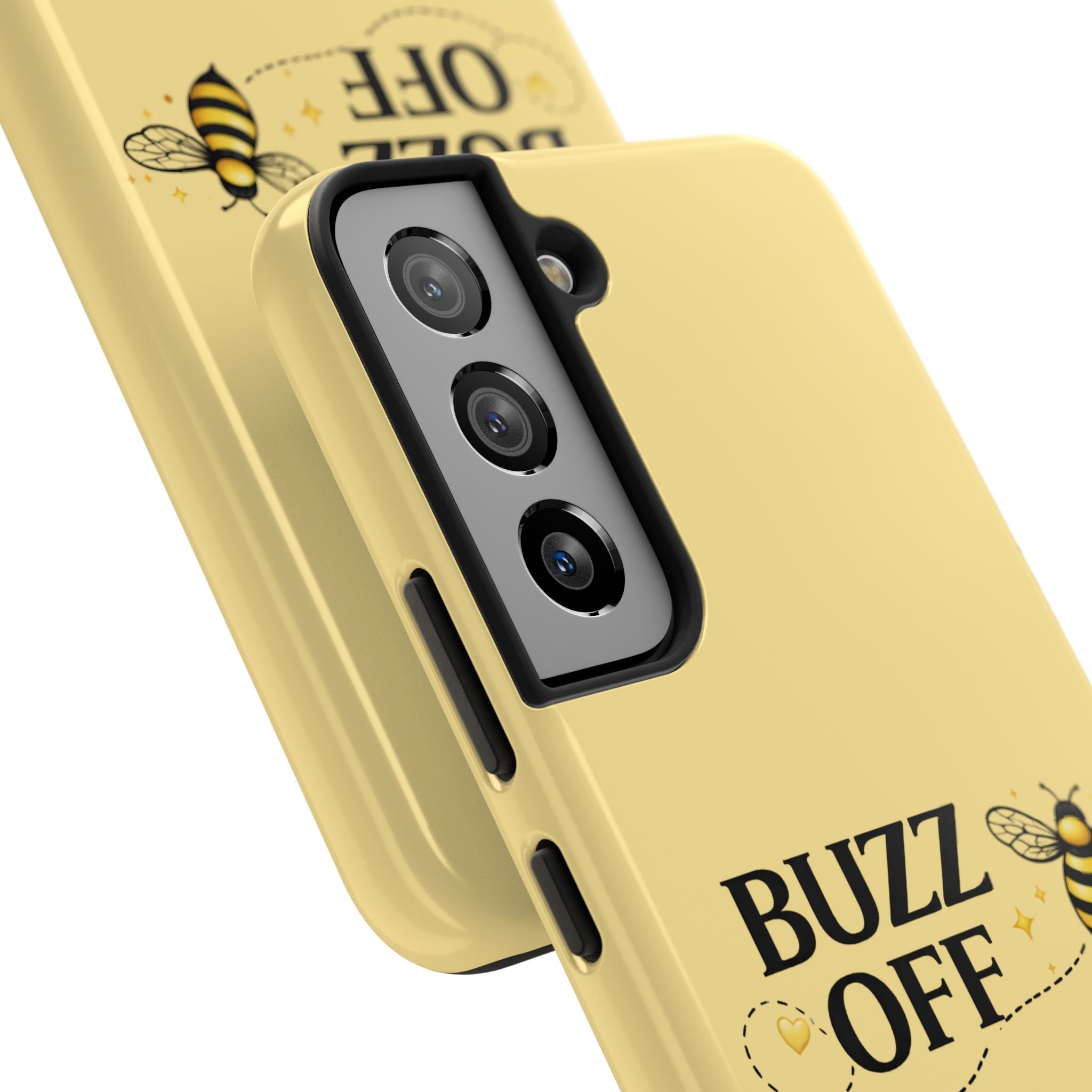 Buzz Off Bee Happy Always Phone Case - Creations by Chris and Carlos