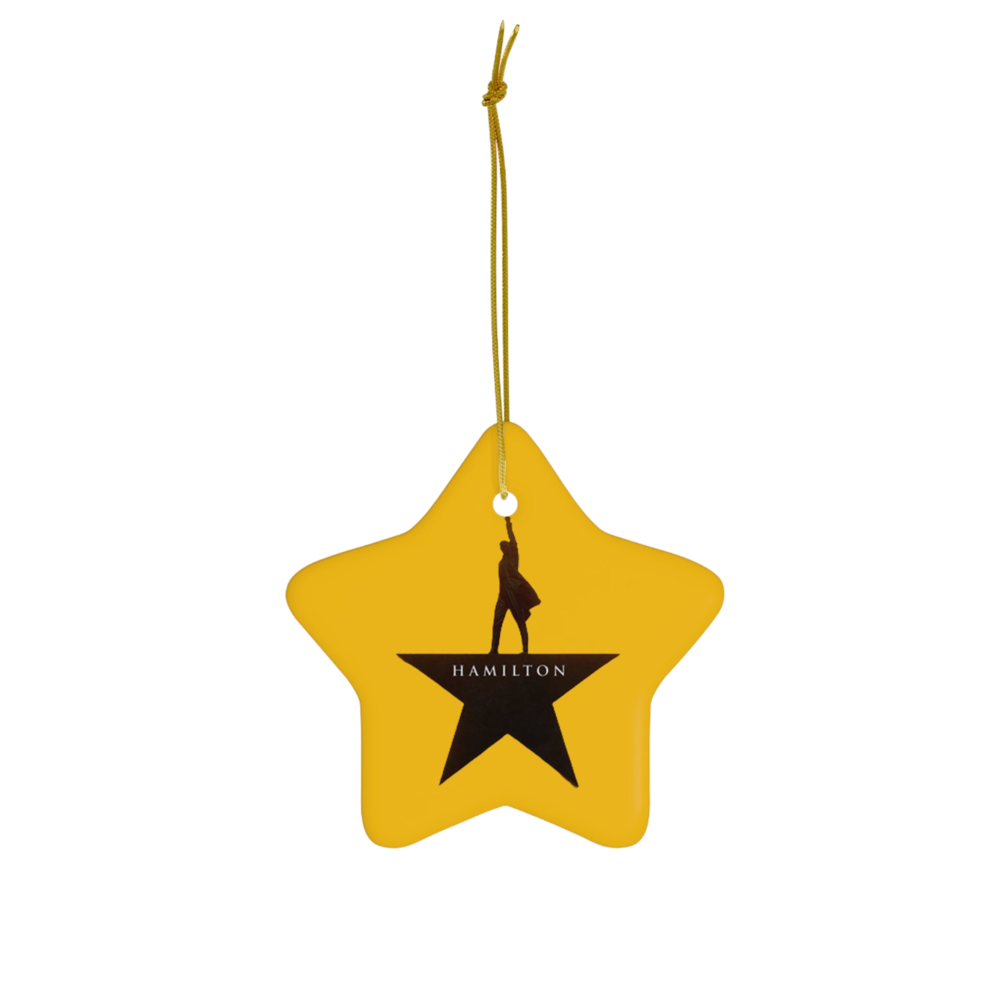 Hamilton the Musical- Ceramic Ornament, 4 Shapes - Creations by Chris and Carlos