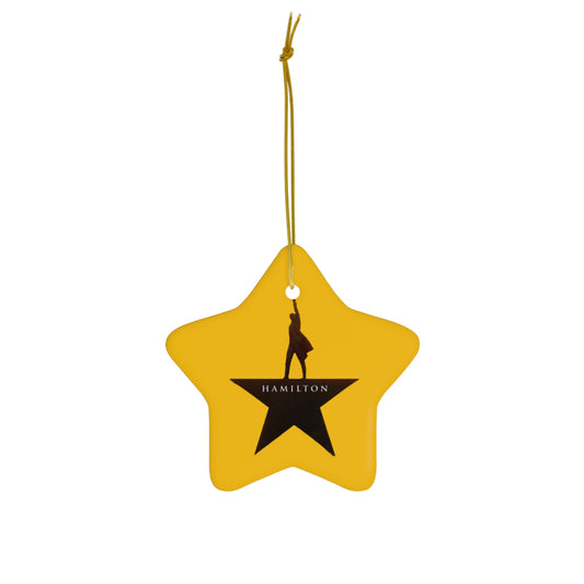 Hamilton the Musical- Ceramic Ornament, 4 Shapes - Creations by Chris and Carlos