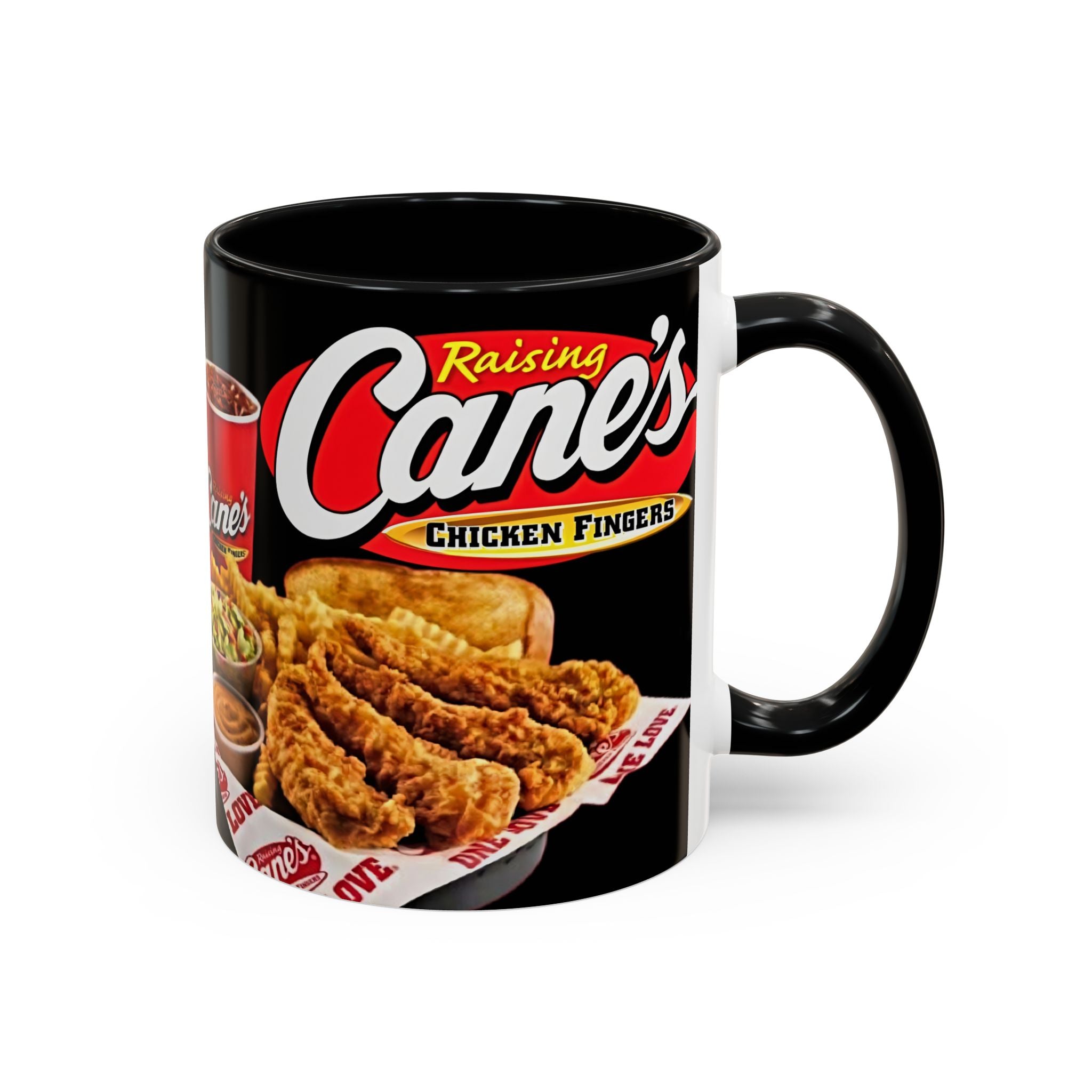 Raising Cane's Logo Coffee Mug – Chicken Fingers Fan Cup (11/15oz) - Creations by Chris and Carlos