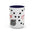 1776 Stars Accent Coffee Mug — Patriotic 250th Anniversary Ceramic Cup