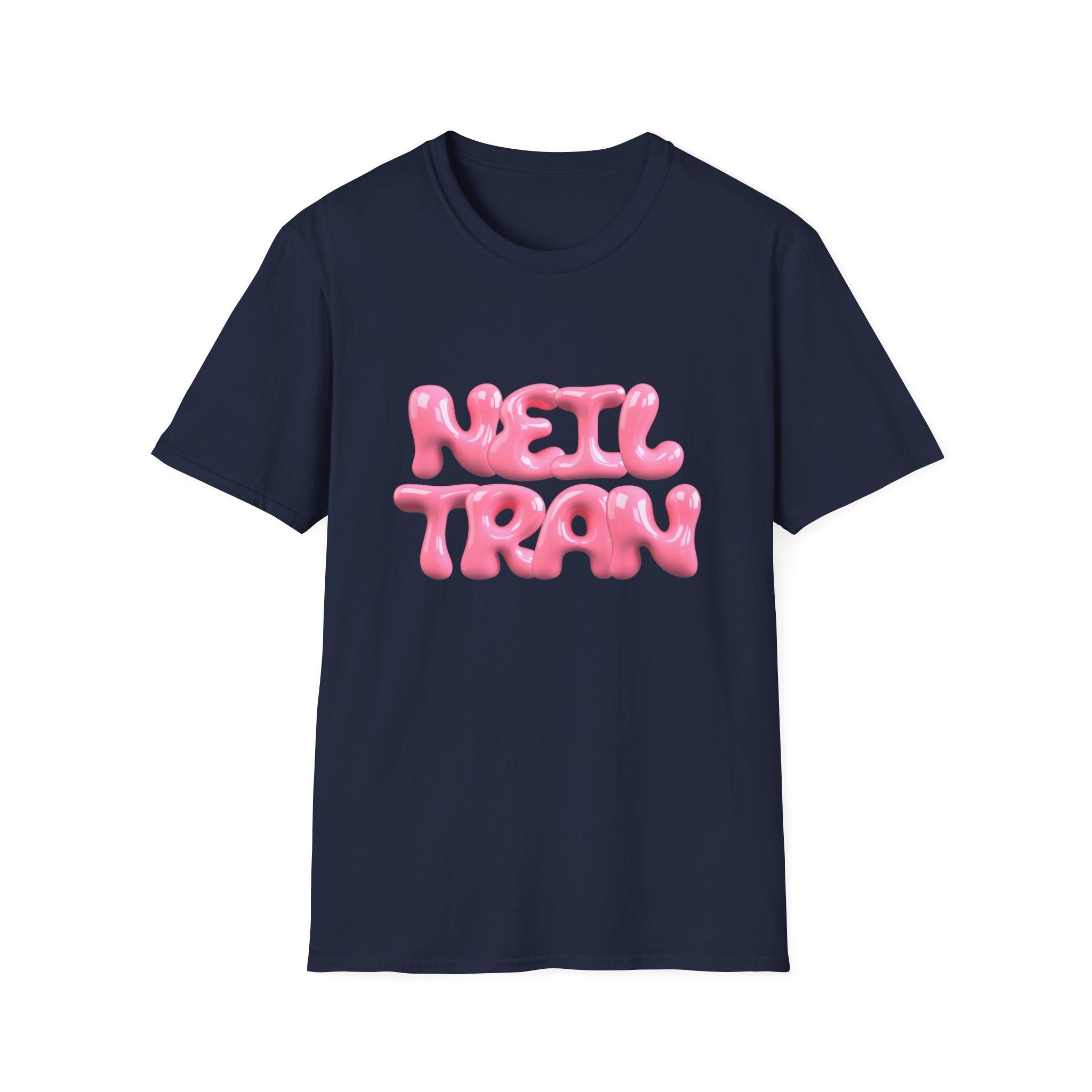 Neil Tran Pink Balloon Text T-Shirt - Creations by Chris and Carlos