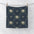English Ivy & Rose Floral Lattice Washcloth Towel — Navy Rose Pattern