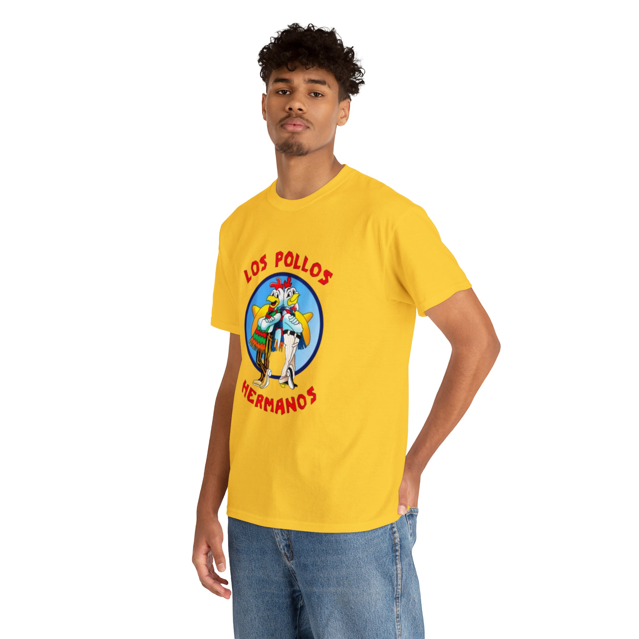 Pollos- Unisex Heavy Cotton T-Shirt - Creations by Chris and Carlos