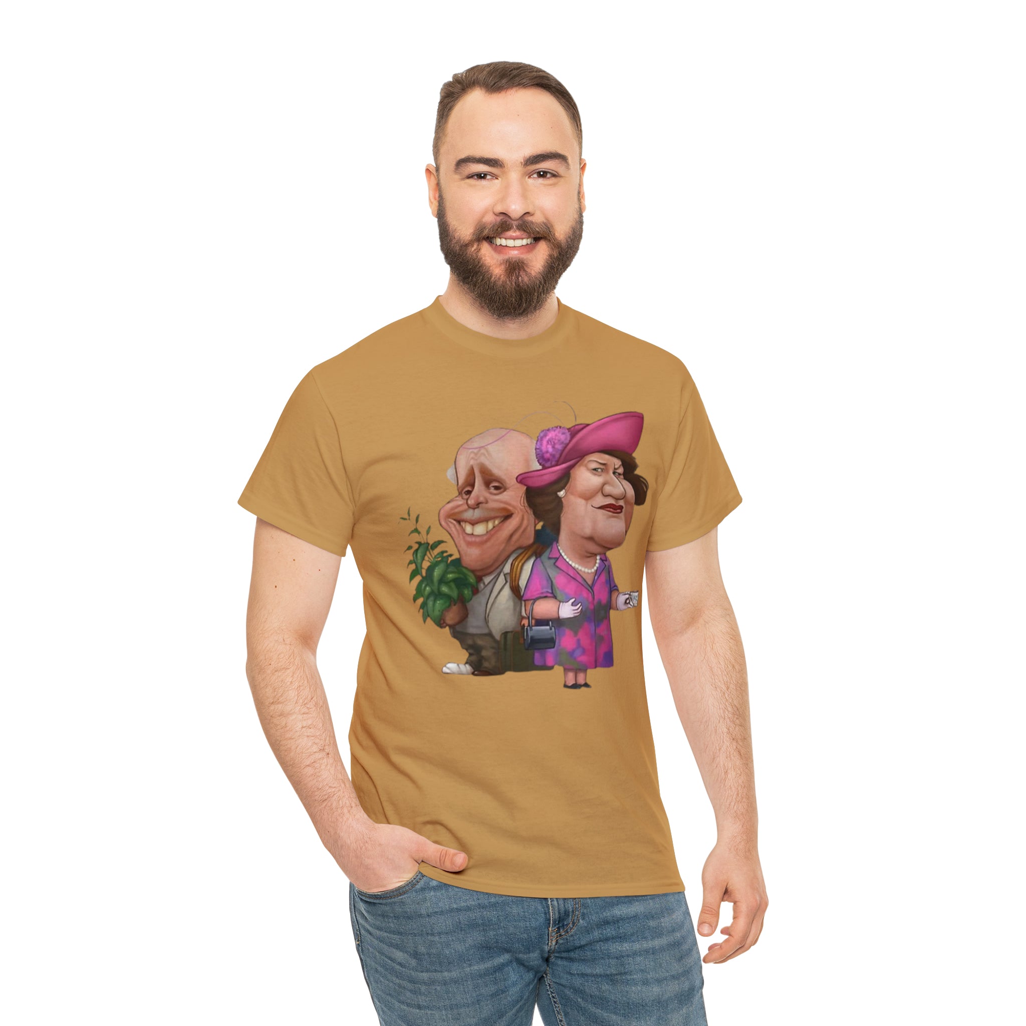 Keeping Up Appearances 90's TV Show-Unisex Heavy Cotton T-Shirt - Creations by Chris and Carlos