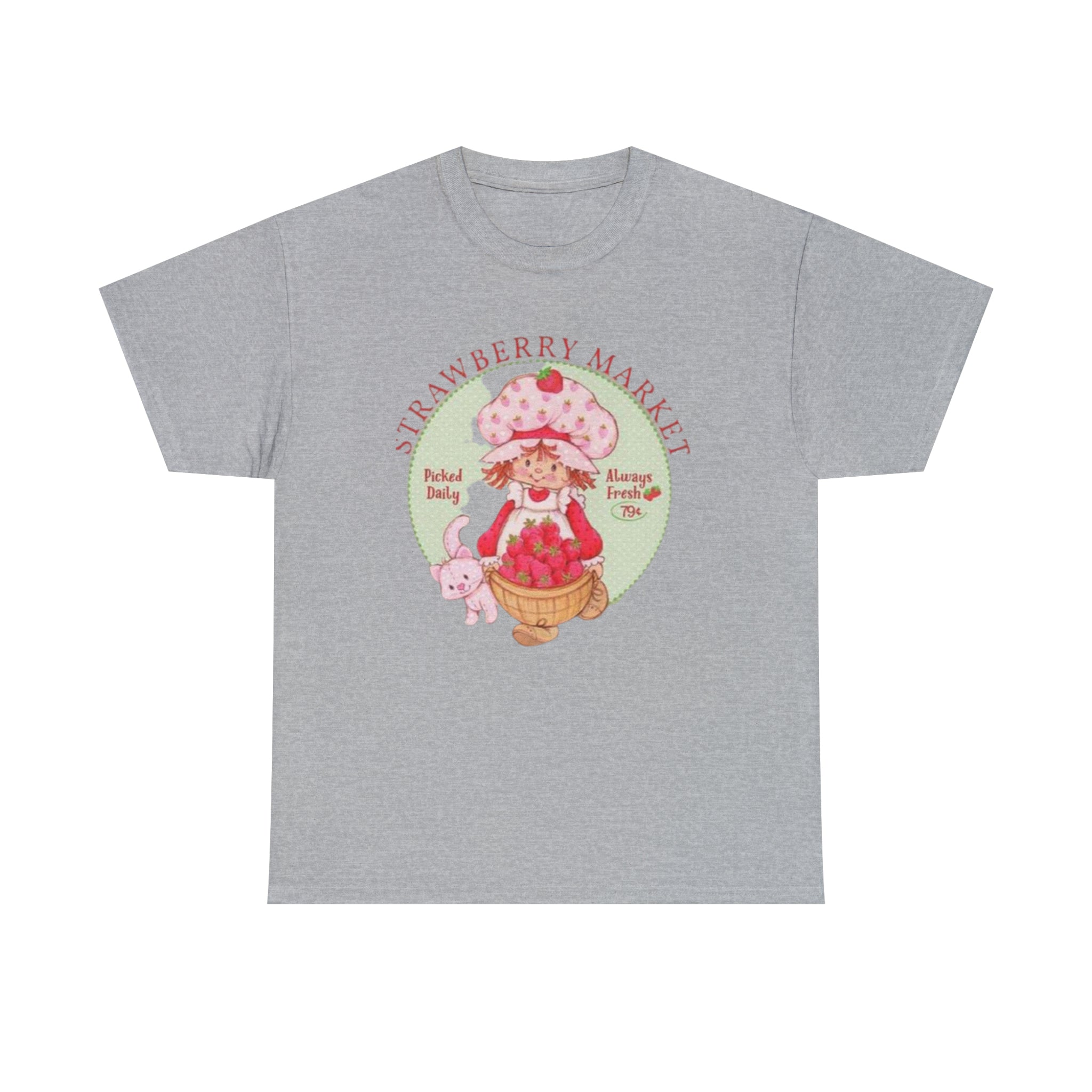 Strawberry Shortcake-  Unisex Heavy Cotton T-Shirt - Creations by Chris and Carlos