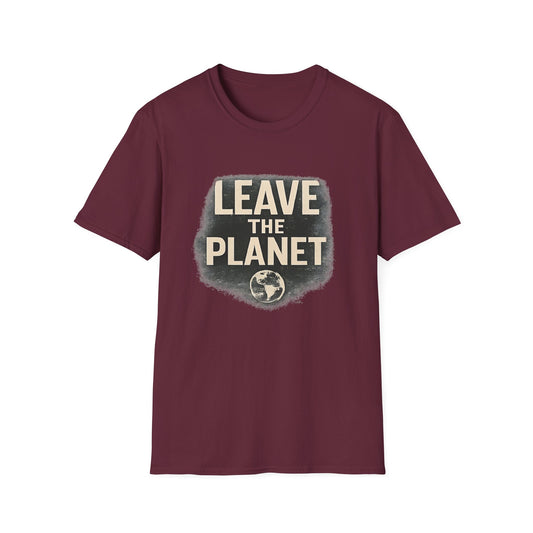 Leave the Planet T‑Shirt – Retro Space Graphic Tee - Creations by Chris and Carlos