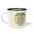 Headspace Hangs- My Brain Enamel Camp Cup - Quirky Gift for Campers, Coffee Lovers, Office Decor, Brainy Humor, Fun Mental Health Awareness
