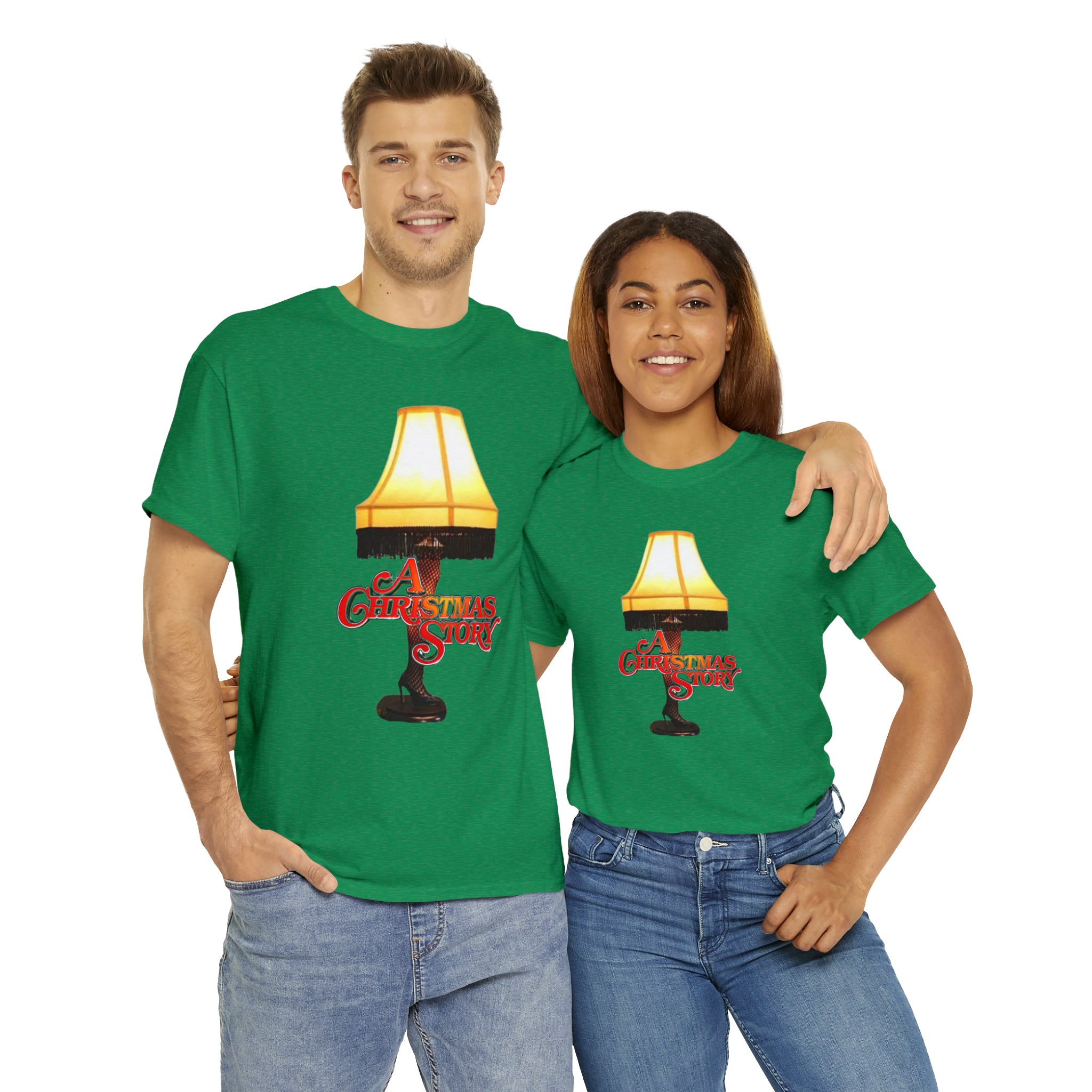 A Christmas Story- Leg Lamp Unisex Heavy Cotton T-Shirt - Creations by Chris and Carlos