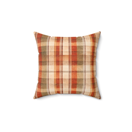 Old Soul Harvest™ Heirloom Plaid Throw Pillow - Throw Pillow from Old Soul Harvest Campfire Circle