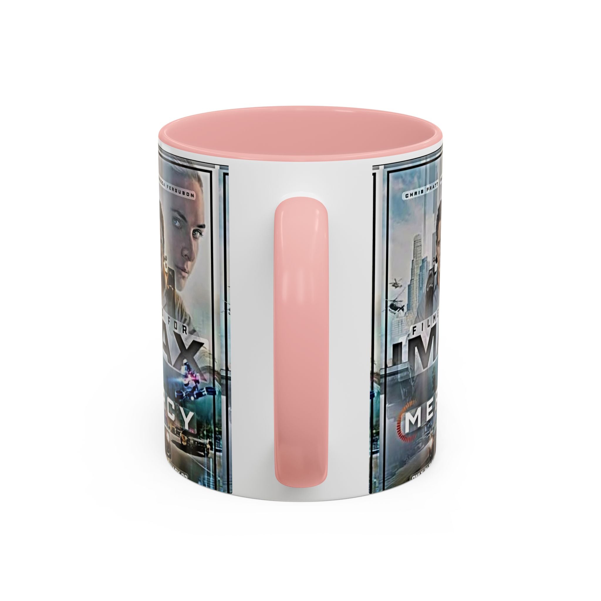 Accent Coffee Mug — 'Mercy' Movie Poster Design (11/15oz) - Creations by Chris and Carlos
