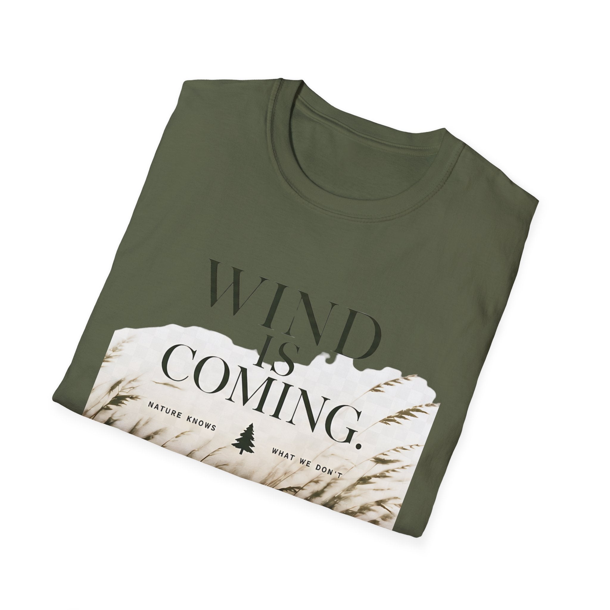 Wind Is Coming T-Shirt — Nature Breeze Graphic Tee - Creations by Chris and Carlos