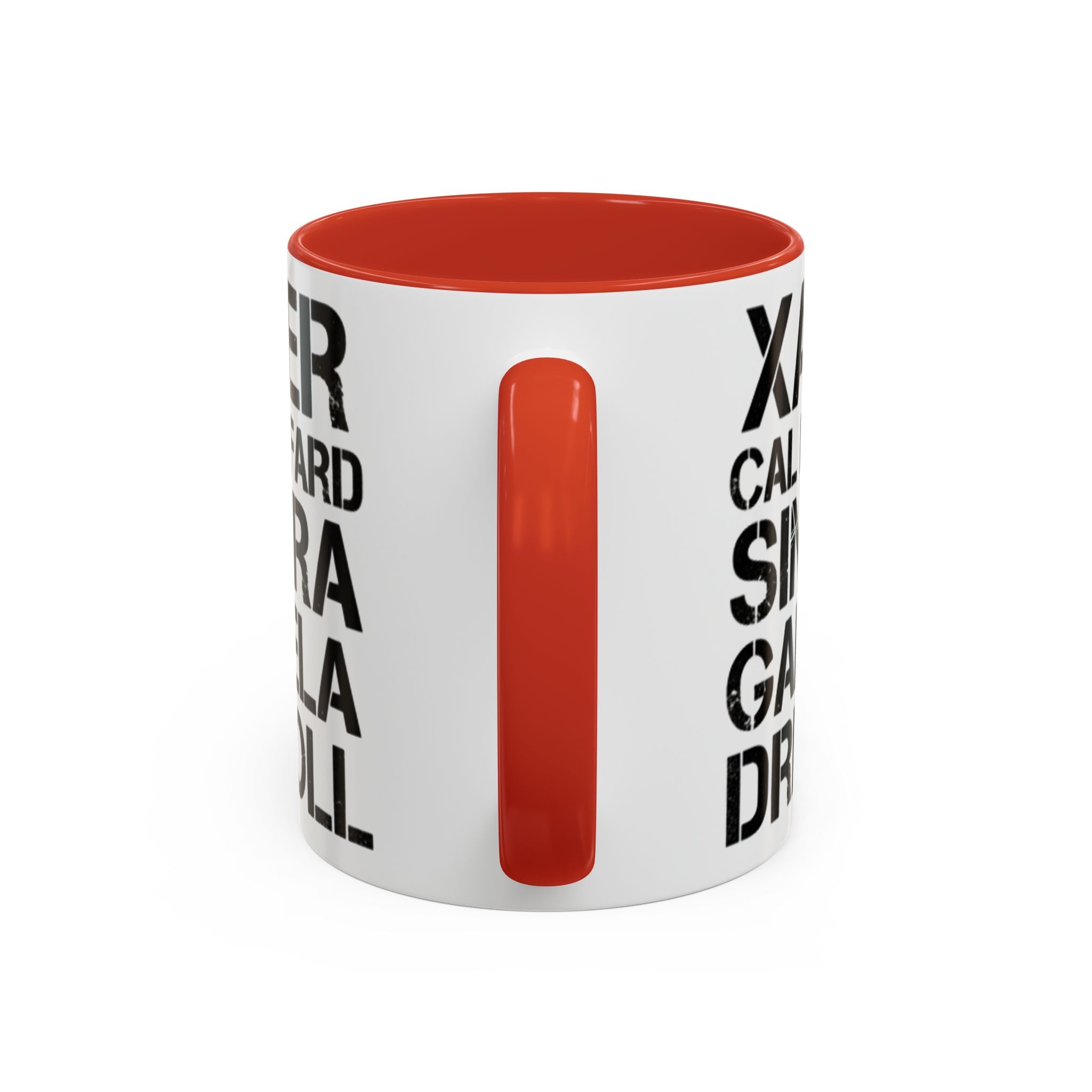 Paradise TV Show Typography Names Accent Coffee Mug — Bold Black Name List Design (11/15oz) - Creations by Chris and Carlos