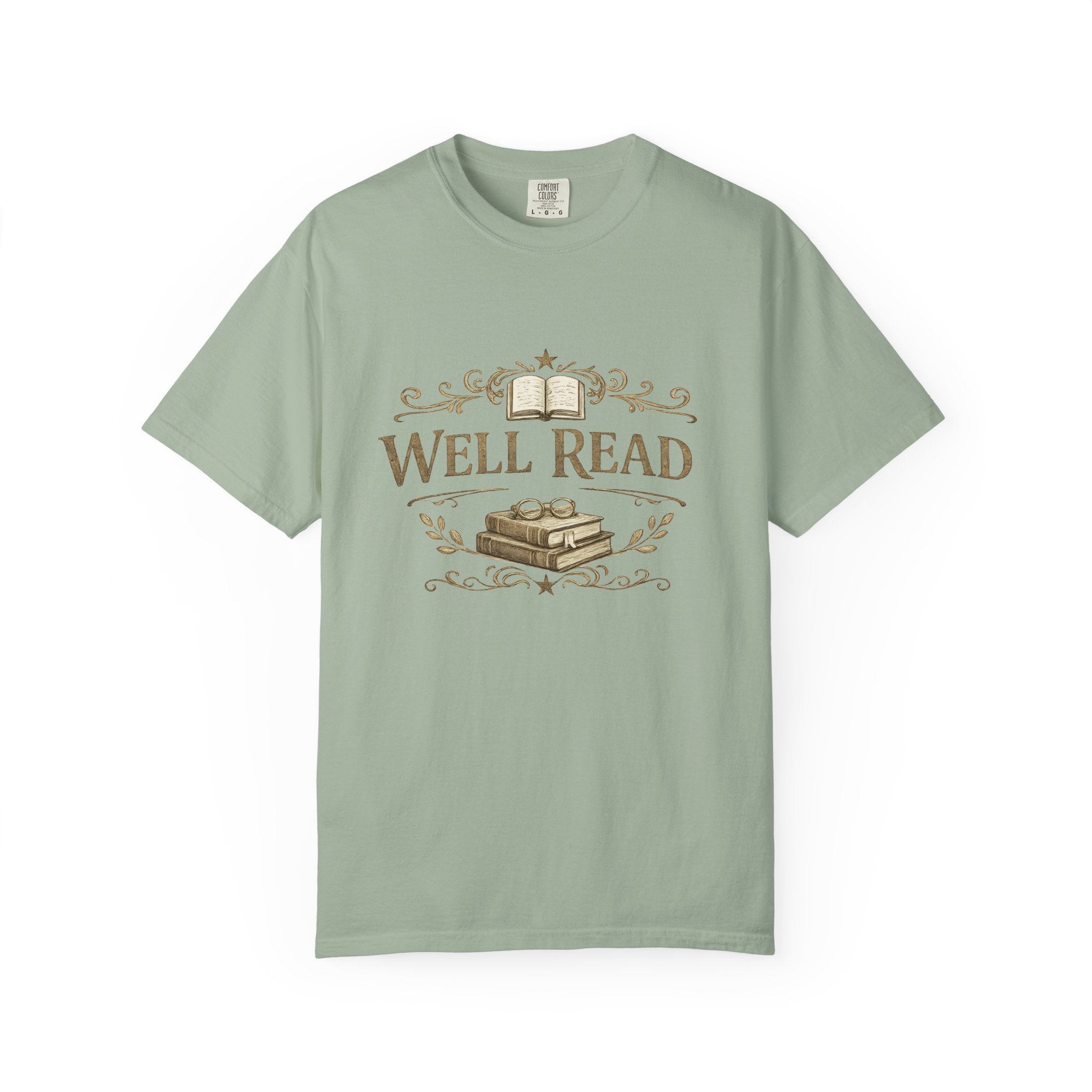 Well Read T-Shirt — Vintage Book Lover Tee - Creations by Chris and Carlos