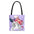 Floral Watercolor Sunhat Tote Bag — Fashionable Illustrated Woman Beach Tote - Creations by Chris and Carlos