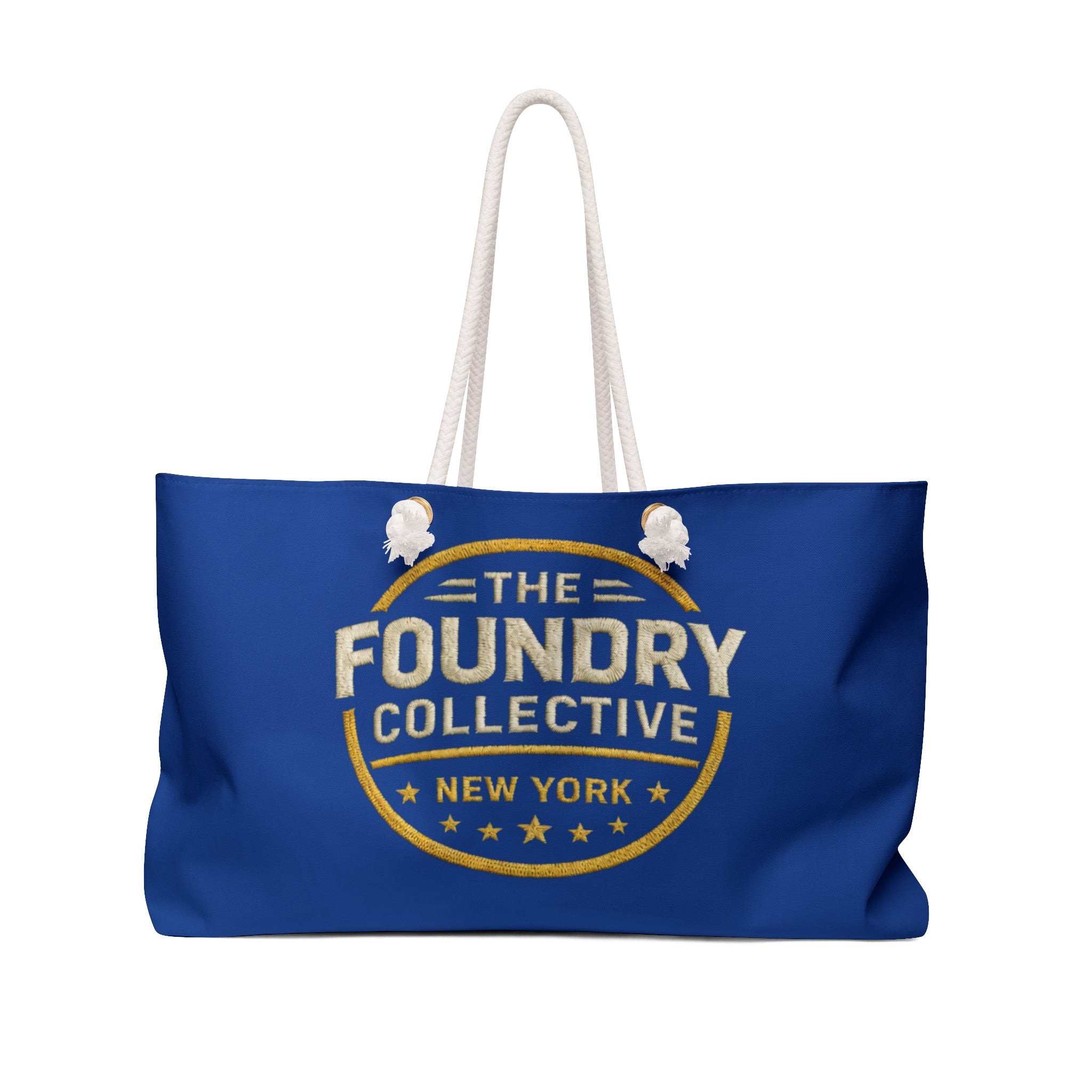 Foundry Collective Weekender Bag — New York Logo Travel Tote - Creations by Chris and Carlos