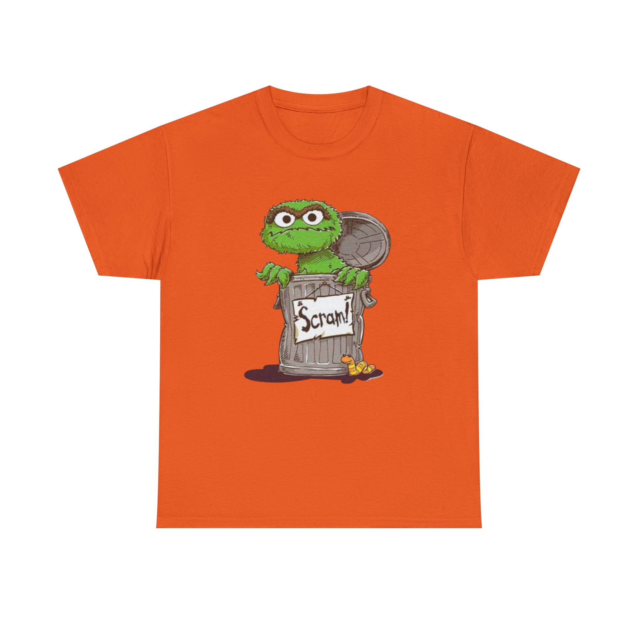 Oscar the Grouch- Unisex Heavy Cotton T-Shirt - Creations by Chris and Carlos