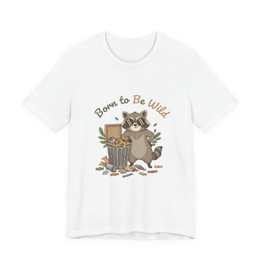 Trash Panda Raccoon Doodle Tee | goofy critter, possum art - Creations by Chris and Carlos
