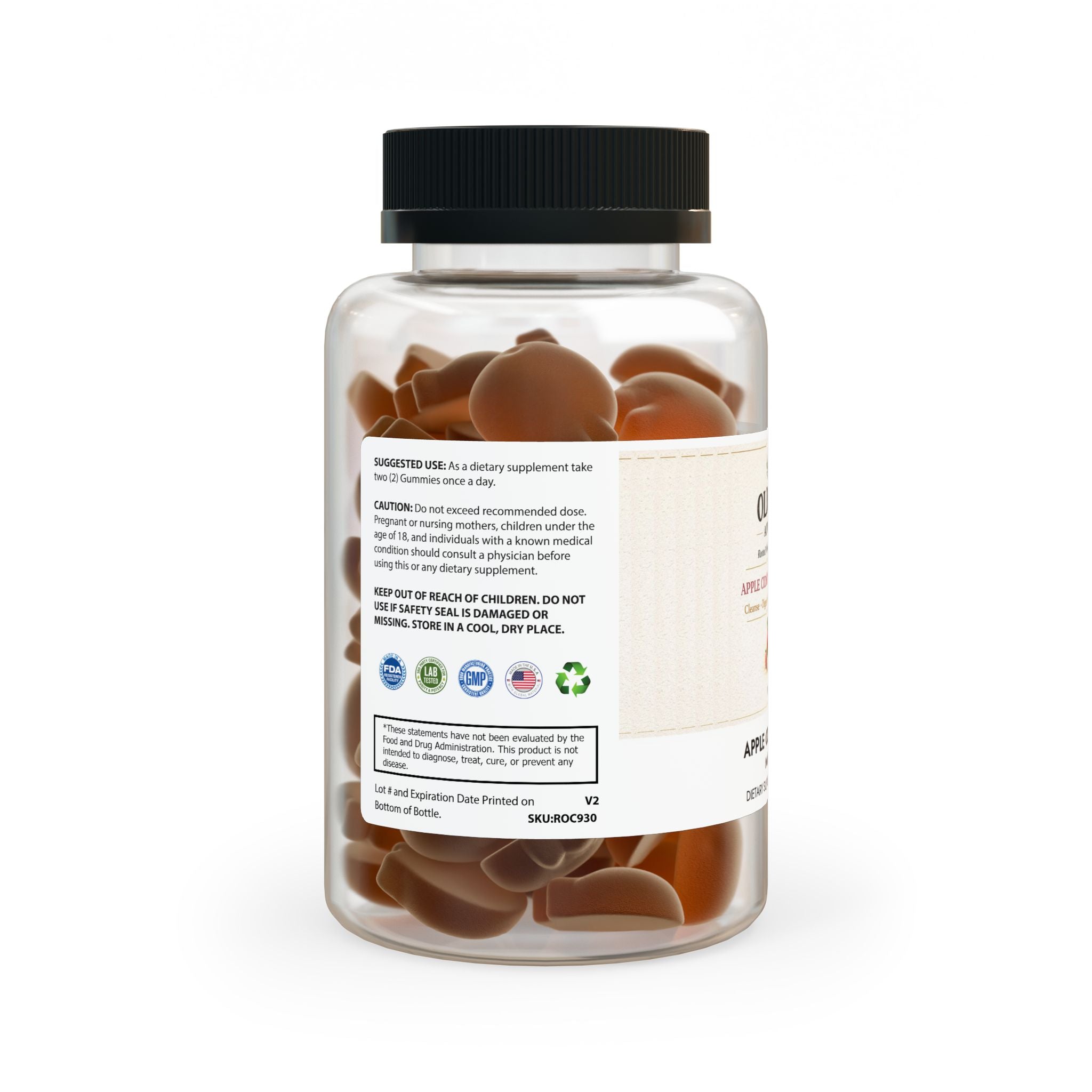 Apple Cider Vinegar Gummies (60 Gummies) - Creations by Chris and Carlos
